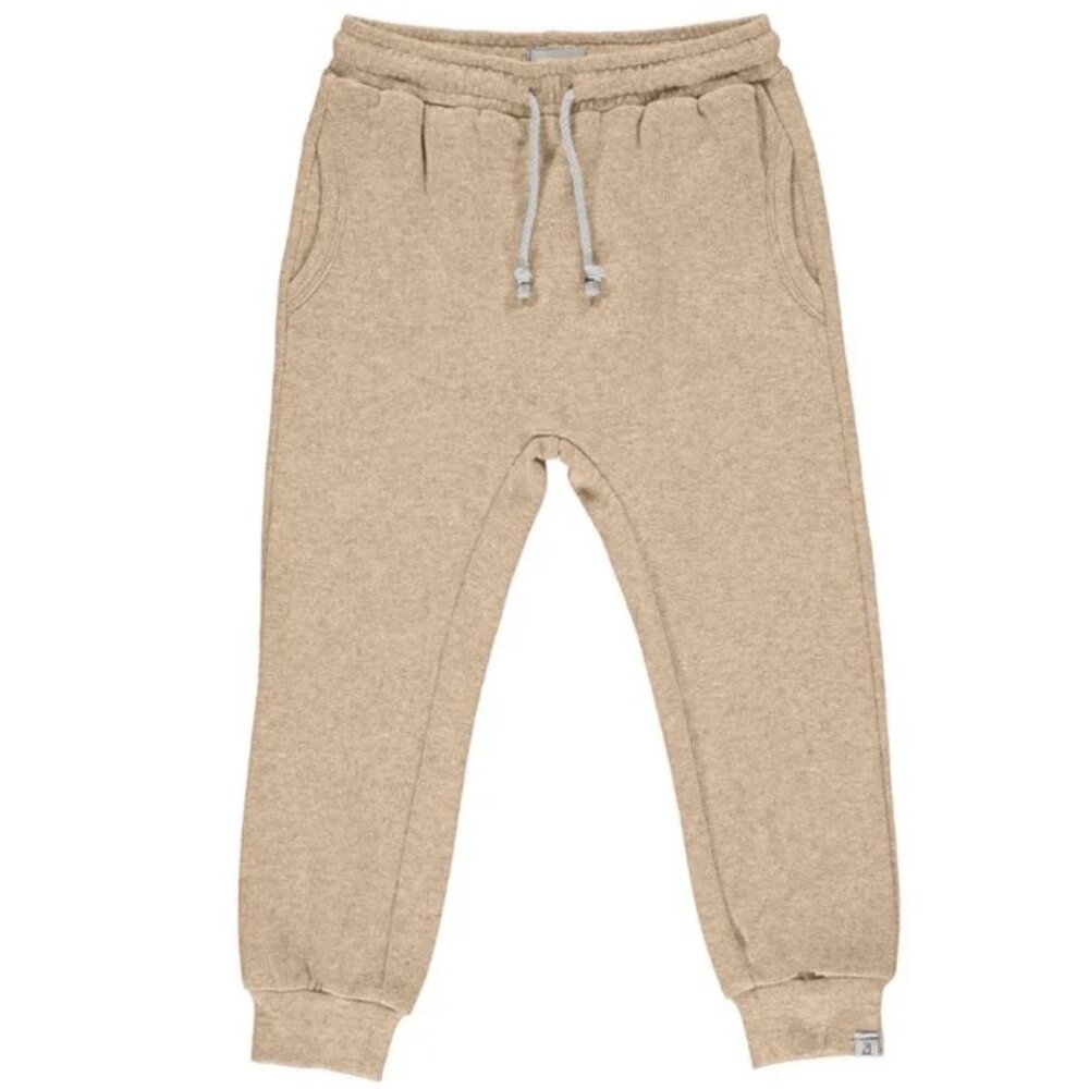 Me & Henry London Boys Beige Cotton Jogger Pants 3/4Y NWT